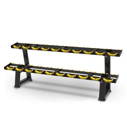 מעמד רחב למשקולות 2 קומות